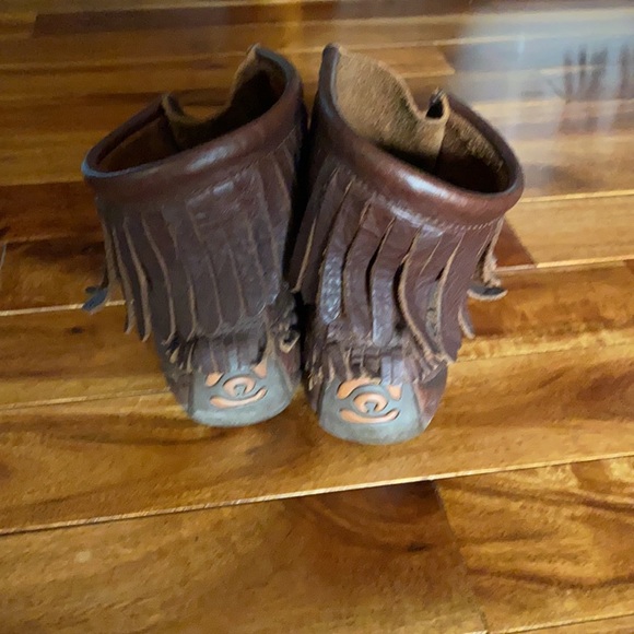 Harvester grain leather moccasins - Picture 2 of 3